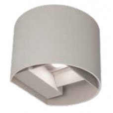 Φωτιστικό Επίτοιχο Απλίκα LED 10W 230V 1100lm CCT Αλουμινίου Γκρι IP65 17-05204-10